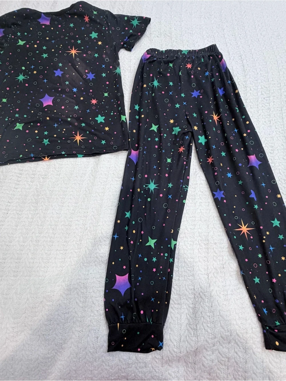 Amazon Gllow in the Dark Unicorn & Star Kids Pajama Set
